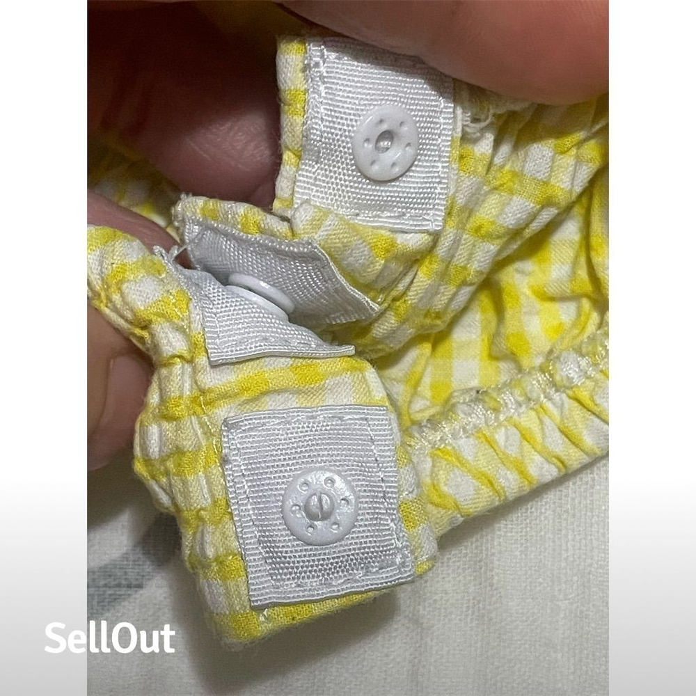 Starting Out Yellow Gingham Bodysuit 18m - Picture 5 of 7
